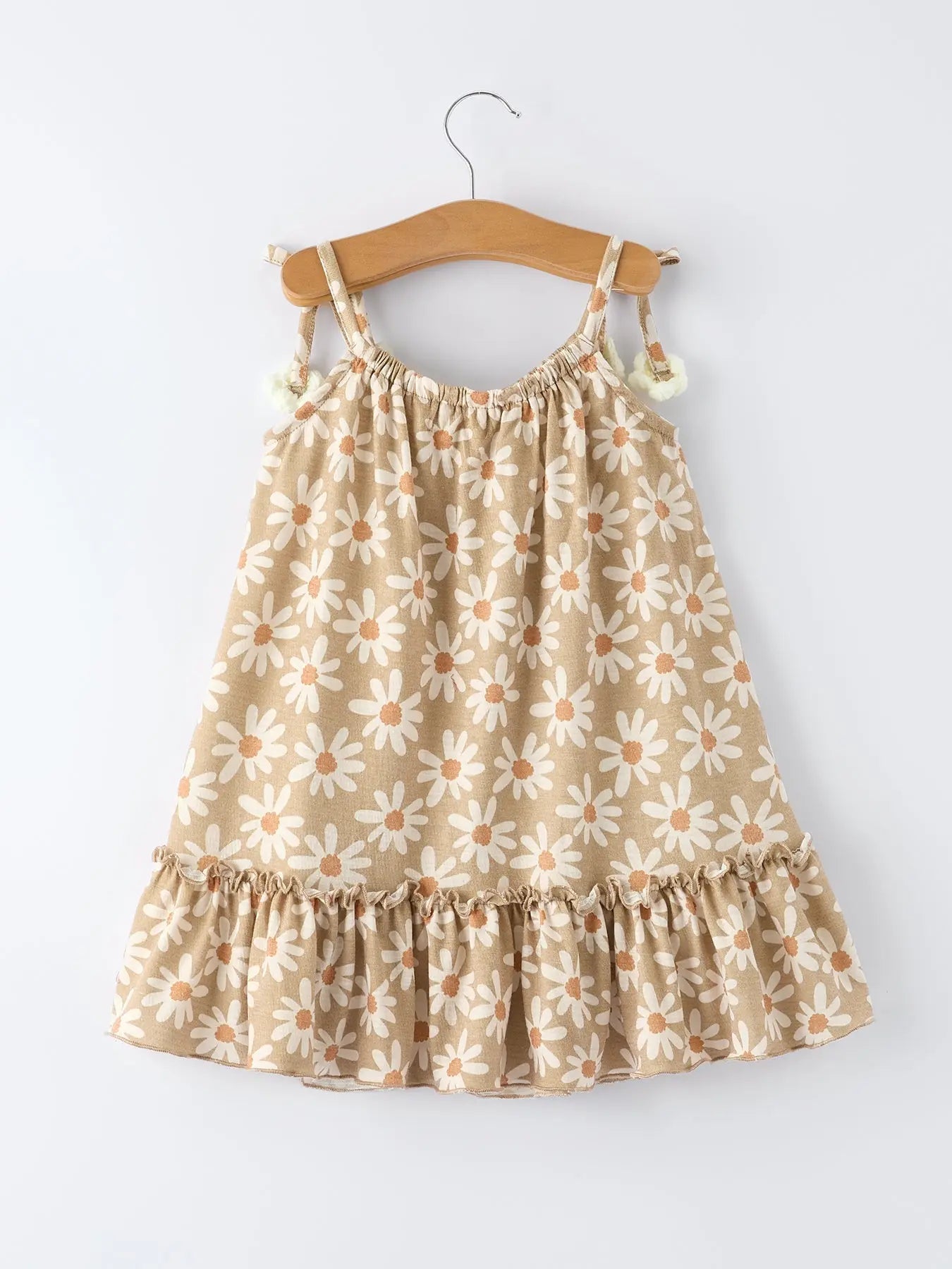 Floral Daisy Girl Spaghetti Strap Dress Rylee Faith Designs 