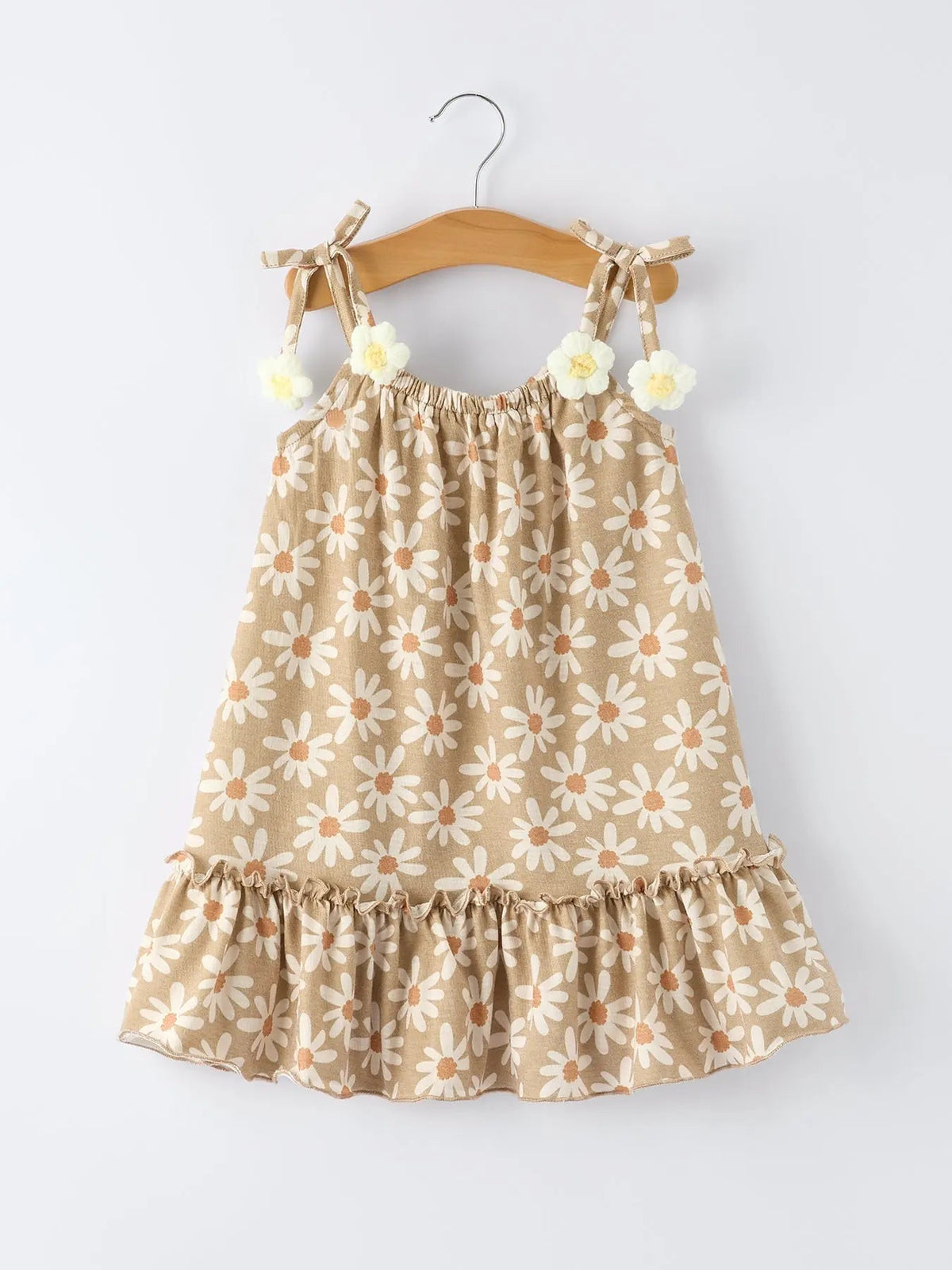 Floral Daisy Girl Spaghetti Strap Dress - Dress, Textile, Baby & Toddler Clothing, One-piece garment, Day Dress | Everetts Place