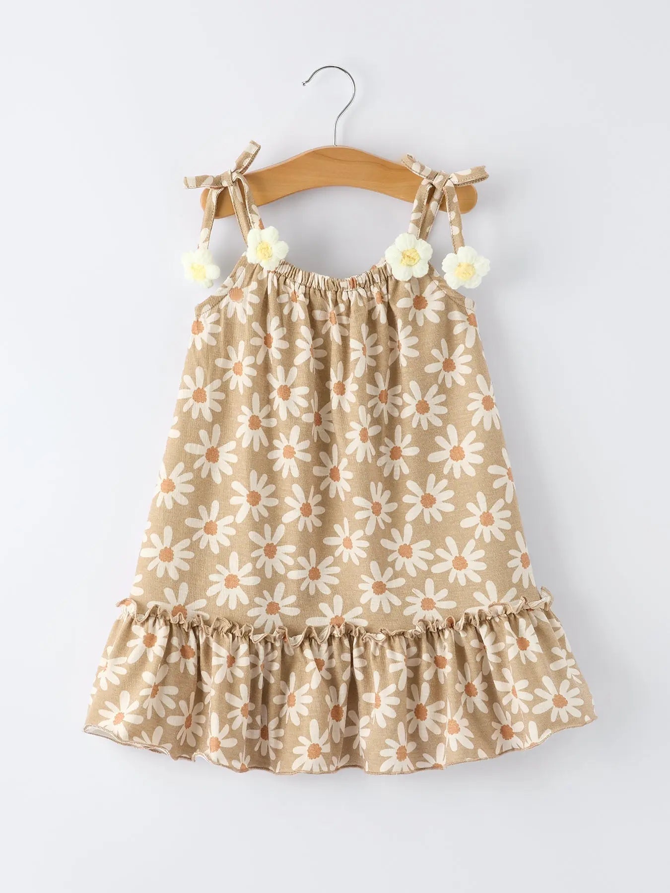 Floral Daisy Girl Spaghetti Strap Dress - Dress, Textile, Baby & Toddler Clothing, One-piece garment, Day Dress | Everetts Place