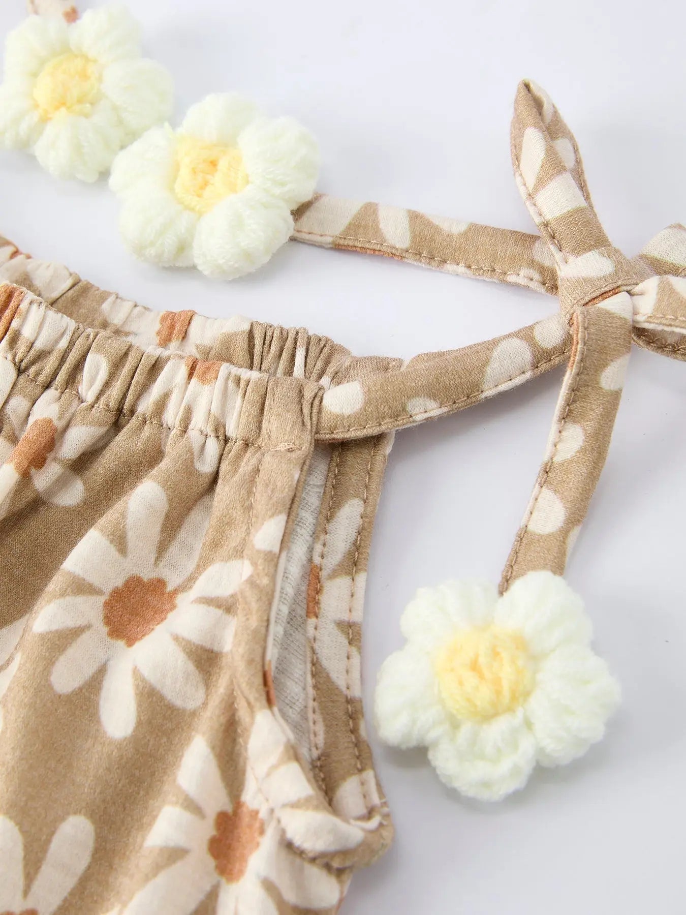 Floral Daisy Girl Spaghetti Strap Dress Rylee Faith Designs 