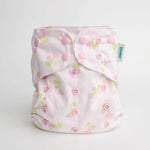 Kinder Cloth Diaper Co. Floral: Essentials Pocket Cloth Diaper with Athletic Wicking Jersey, Grows with your Baby -