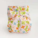 Kinder Cloth Diaper Co. Animals and Insects: Essentials Pocket Cloth Diaper with Athletic Wicking Jersey,