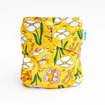 Kinder Cloth Diaper Co. Floral: Essentials Pocket Cloth Diaper with Athletic Wicking Jersey, Grows with your Baby -