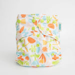 Kinder Cloth Diaper Co. Floral: Essentials Pocket Cloth Diaper with Athletic Wicking Jersey, Grows with your Baby -