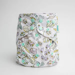 Kinder Cloth Diaper Co. Floral: Essentials Pocket Cloth Diaper with Athletic Wicking Jersey, Grows with your Baby -