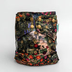 Kinder Cloth Diaper Co. Floral: Essentials Pocket Cloth Diaper with Athletic Wicking Jersey, Grows with your Baby -