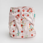 Kinder Cloth Diaper Co. Floral: Essentials Pocket Cloth Diaper with Athletic Wicking Jersey, Grows with your Baby Everetts Place