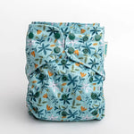 Kinder Cloth Diaper Co. Floral: Essentials Pocket Cloth Diaper with Athletic Wicking Jersey, Grows with your Baby -