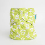Kinder Cloth Diaper Co. Floral: Essentials Pocket Cloth Diaper with Athletic Wicking Jersey, Grows with your Baby -