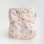 Kinder Cloth Diaper Co. Floral: Essentials Pocket Cloth Diaper with Athletic Wicking Jersey, Grows with your Baby -