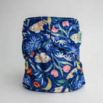 Kinder Cloth Diaper Co. Floral: Essentials Pocket Cloth Diaper with Athletic Wicking Jersey, Grows with your Baby -