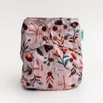 Kinder Cloth Diaper Co. Floral: Essentials Pocket Cloth Diaper with Athletic Wicking Jersey, Grows with your Baby -