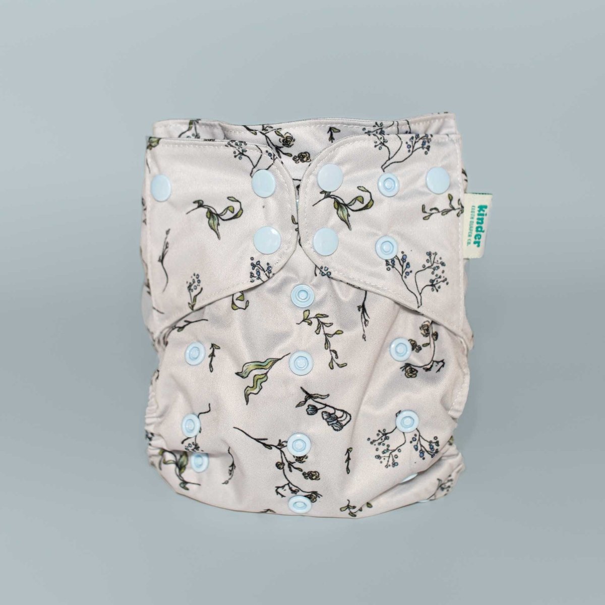 Floral: Essentials Pocket Cloth Diaper with Athletic Wicking Jersey, Grows with your Baby - Everetts Place Boutique -