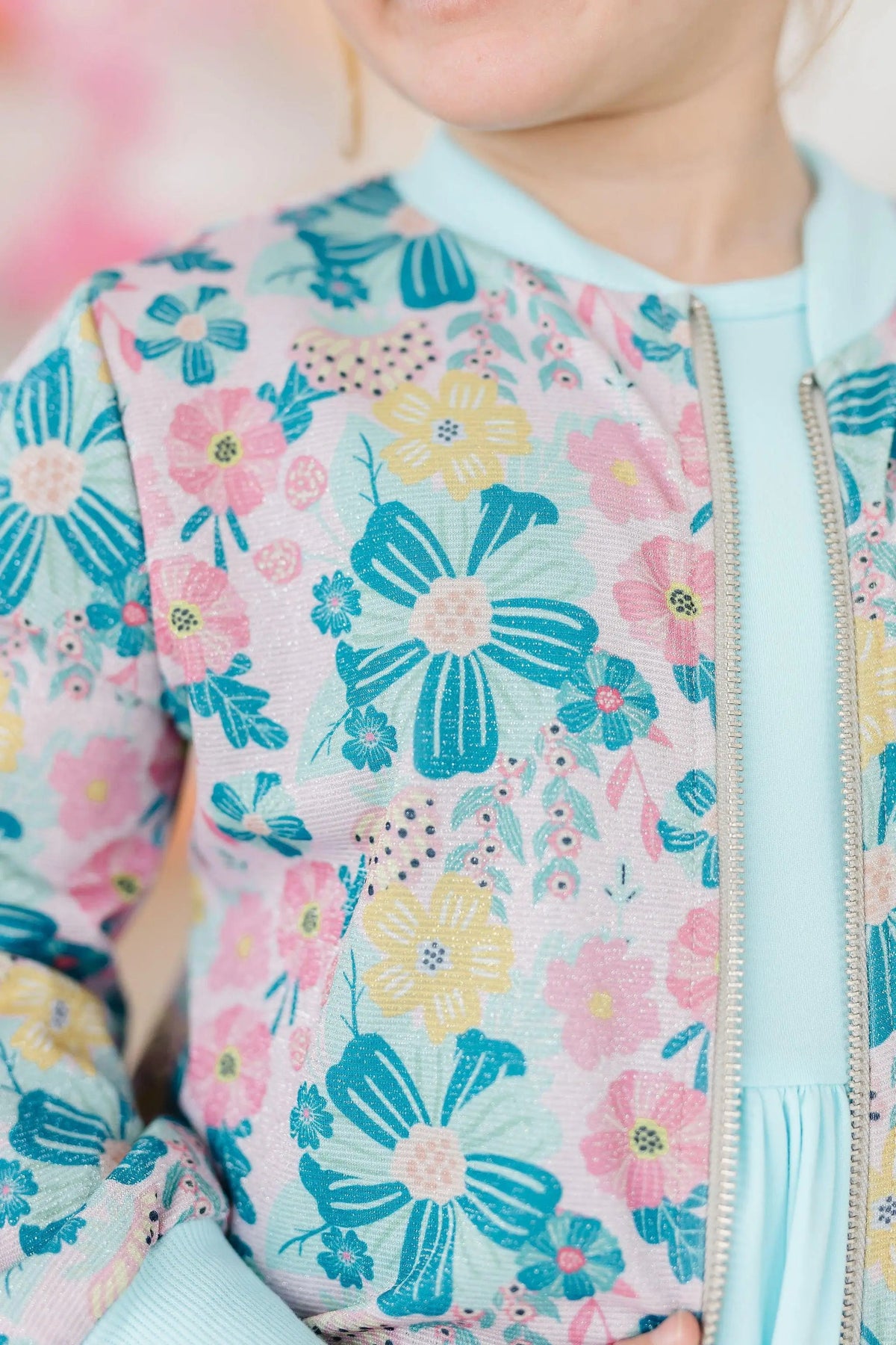 Mila & Rose ® Floral Garden Shimmer Jacket - 