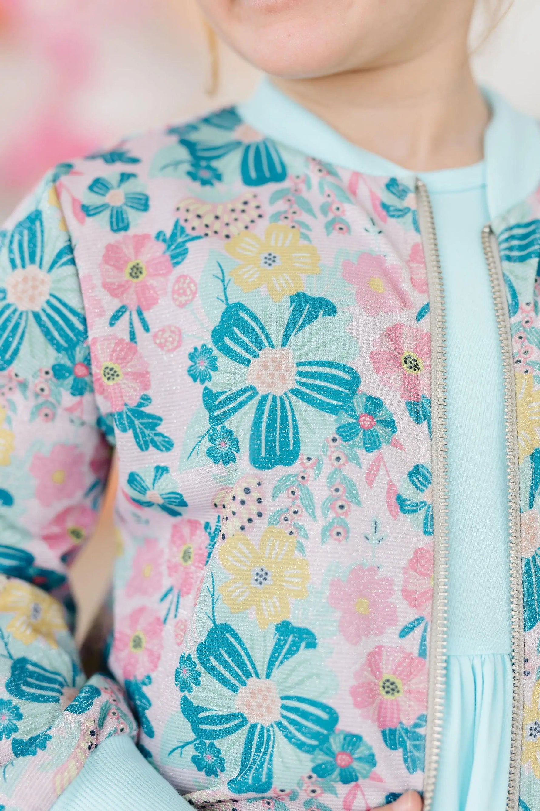 Mila & Rose ® Floral Garden Shimmer Jacket - 