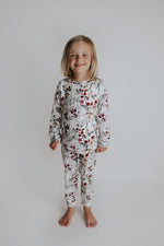 Three Little Tots Floral Girls Kids Pajamas - 