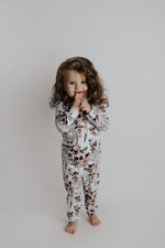 Three Little Tots Floral Girls Kids Pajamas - 