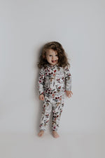 Three Little Tots Floral Girls Kids Pajamas - 