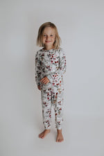Three Little Tots Floral Girls Kids Pajamas - 