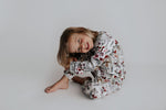 Three Little Tots Floral Girls Kids Pajamas - 