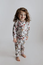 Three Little Tots Floral Girls Kids Pajamas - 