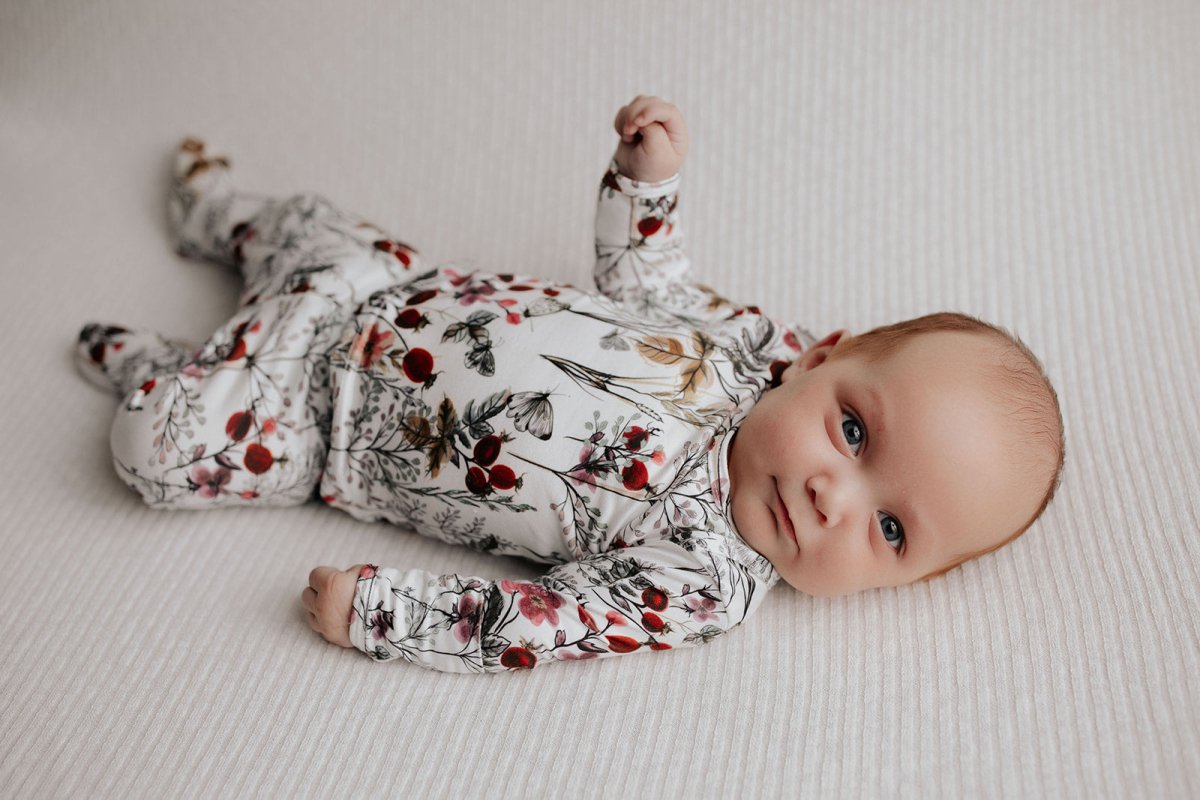 Three Little Tots Floral Girls Kids Pajamas - 