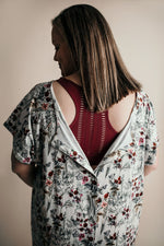 Three Little Tots Floral Mommy Labor and Delivery Nursing Hospital Gown - 