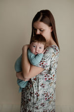 Three Little Tots Floral Mommy Labor and Delivery Nursing Hospital Gown - 