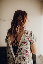 Three Little Tots Floral Mommy Labor and Delivery Nursing Hospital Gown - 