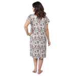 Three Little Tots Floral Mommy Labor and Delivery Nursing Hospital Gown - 