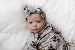 Three Little Tots Floral Newborn Knotted Baby Gown - 