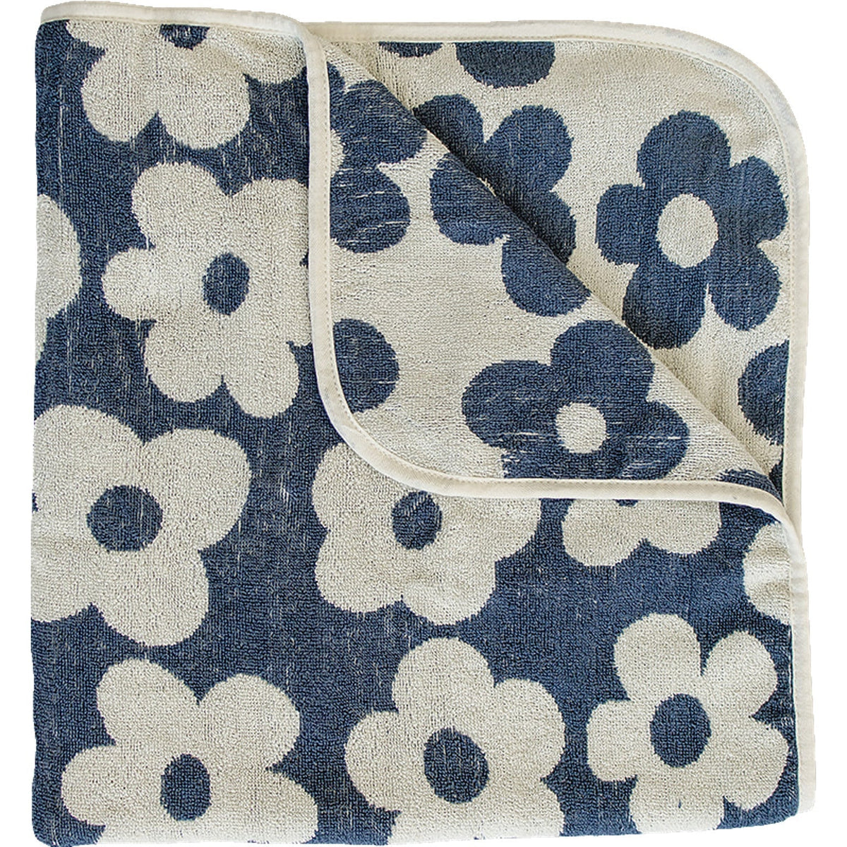 Floral Organic Cotton Beach Towel - Creative arts, Linens, Pattern, Motif, Rug | Everetts Place