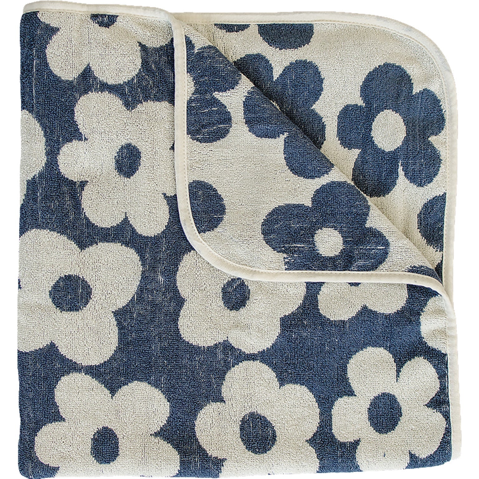 Floral Organic Cotton Beach Towel - Creative arts, Linens, Pattern, Motif, Rug | Everetts Place