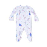 Angel Dear Floral Pickleball - 2 Way Zipper Footie - 