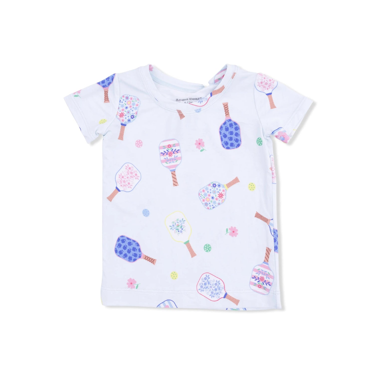 Angel Dear Floral Pickleball - Loungewear Short Set - 