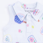 Angel Dear Floral Pickleball - Polo Tennis Dress - 
