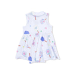 Angel Dear Floral Pickleball - Polo Tennis Dress - 
