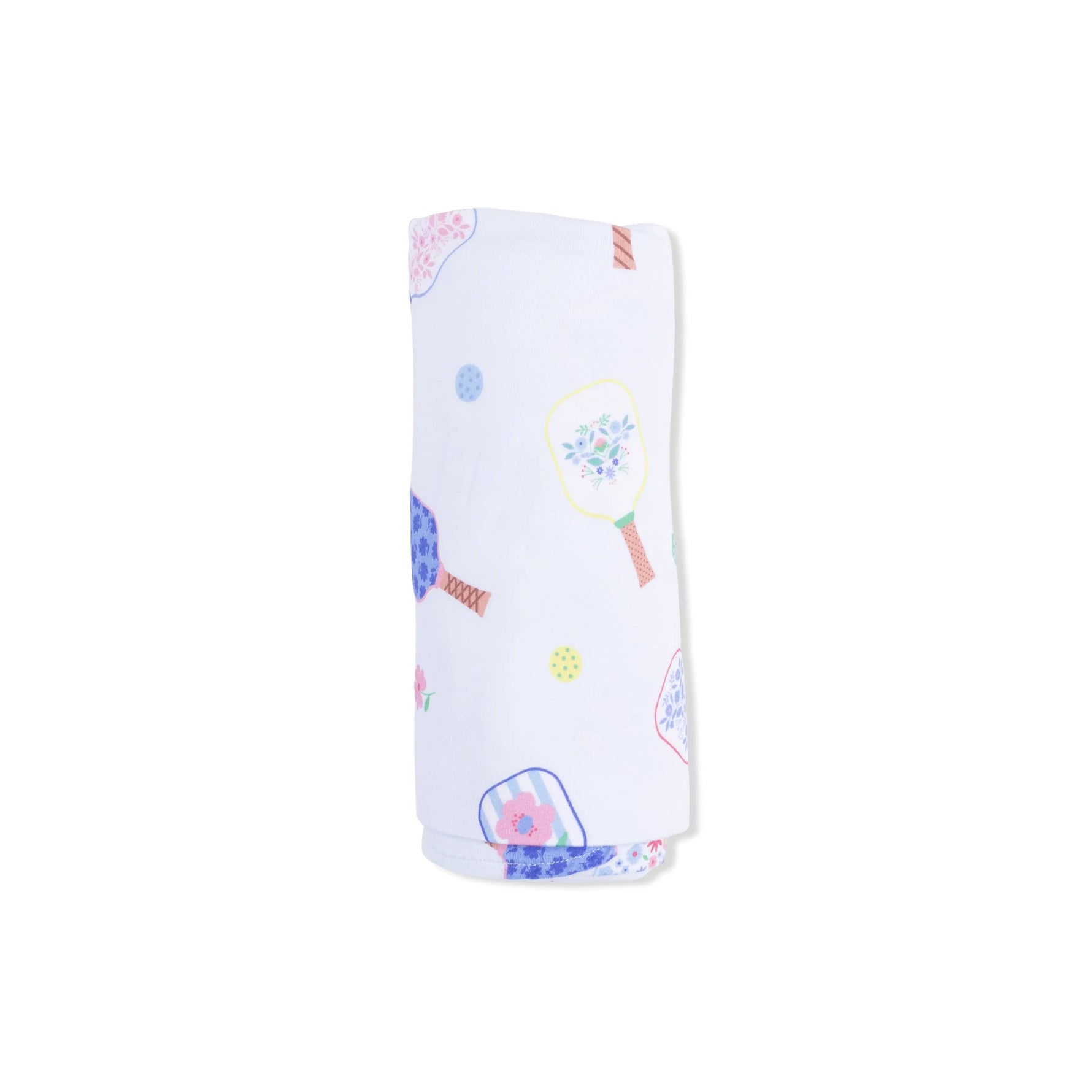 Angel Dear Floral Pickleball - Swaddle Blanket - 