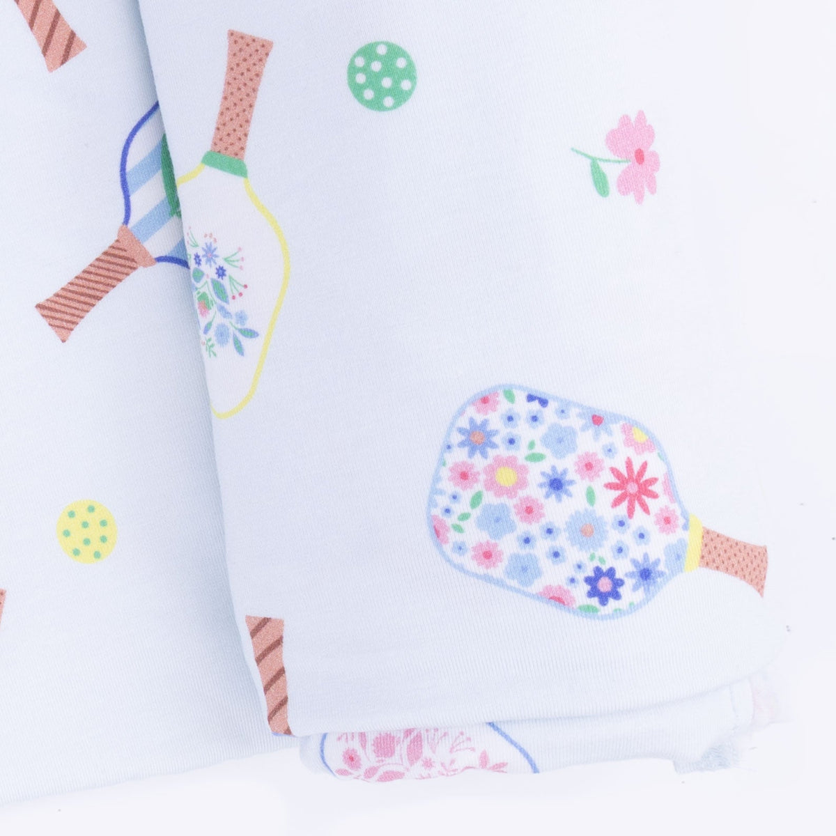Angel Dear Floral Pickleball - Swaddle Blanket - 