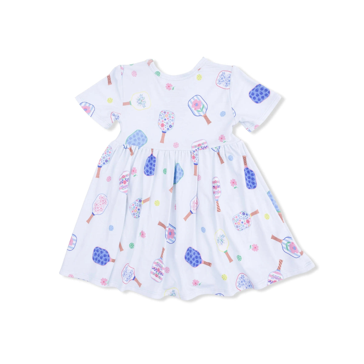Angel Dear Floral Pickleball - Twirly Dress with Cartwheel Short - 