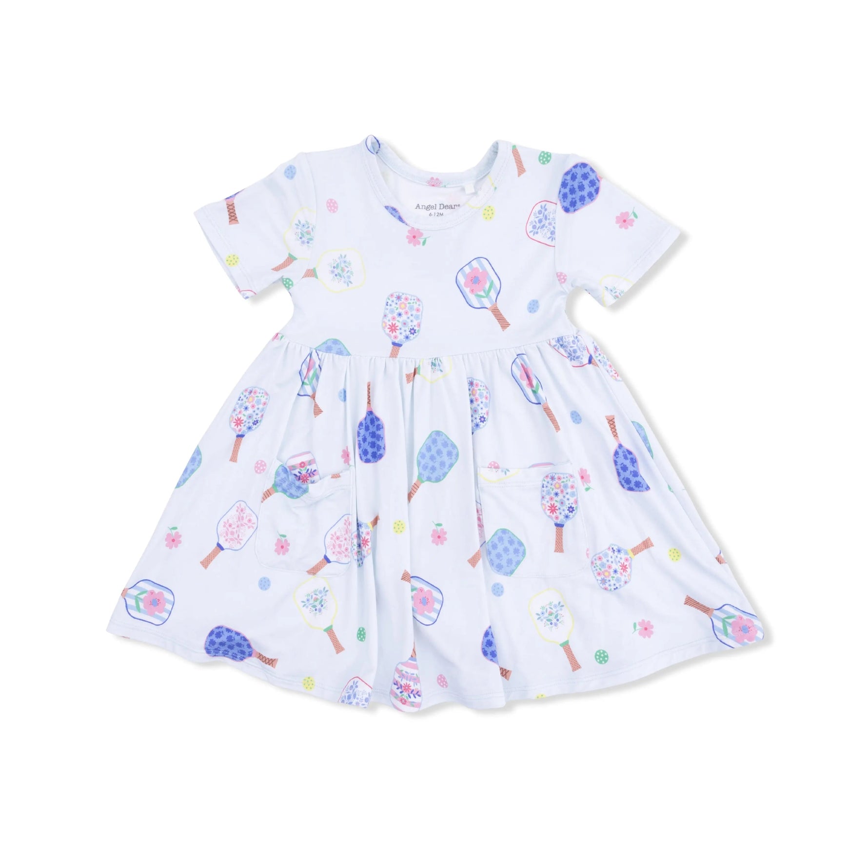 Angel Dear Floral Pickleball - Twirly Dress with Cartwheel Short - 