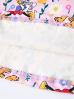 Rylee Faith Designs Floral Print Purple Girls' Dress - 