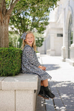 Mebie Baby Floral Sailor Dress - 