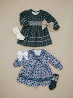 Mebie Baby Floral Sailor Dress - 