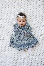 Mebie Baby Floral Sailor Dress - 