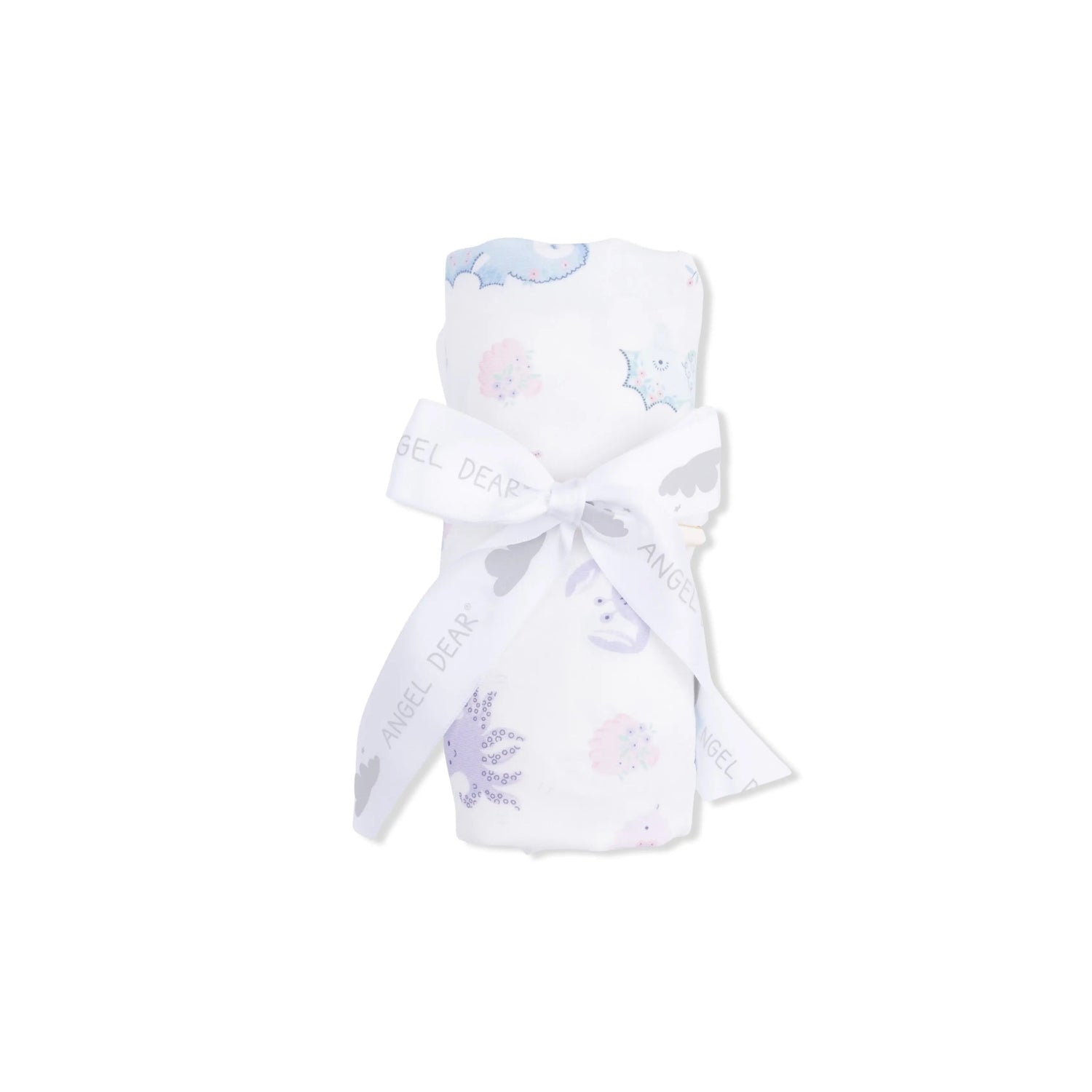 Angel Dear Floral Sea Creatures - Swaddle Blanket - 