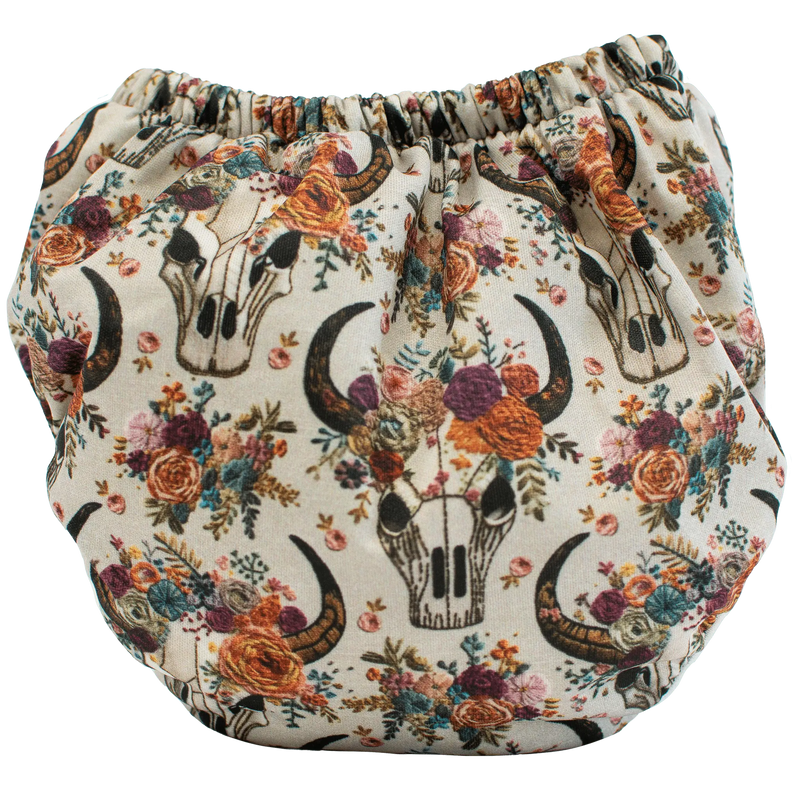 Floral Skulls Embroidery - Training Pants - Everetts Place: Online Boutique