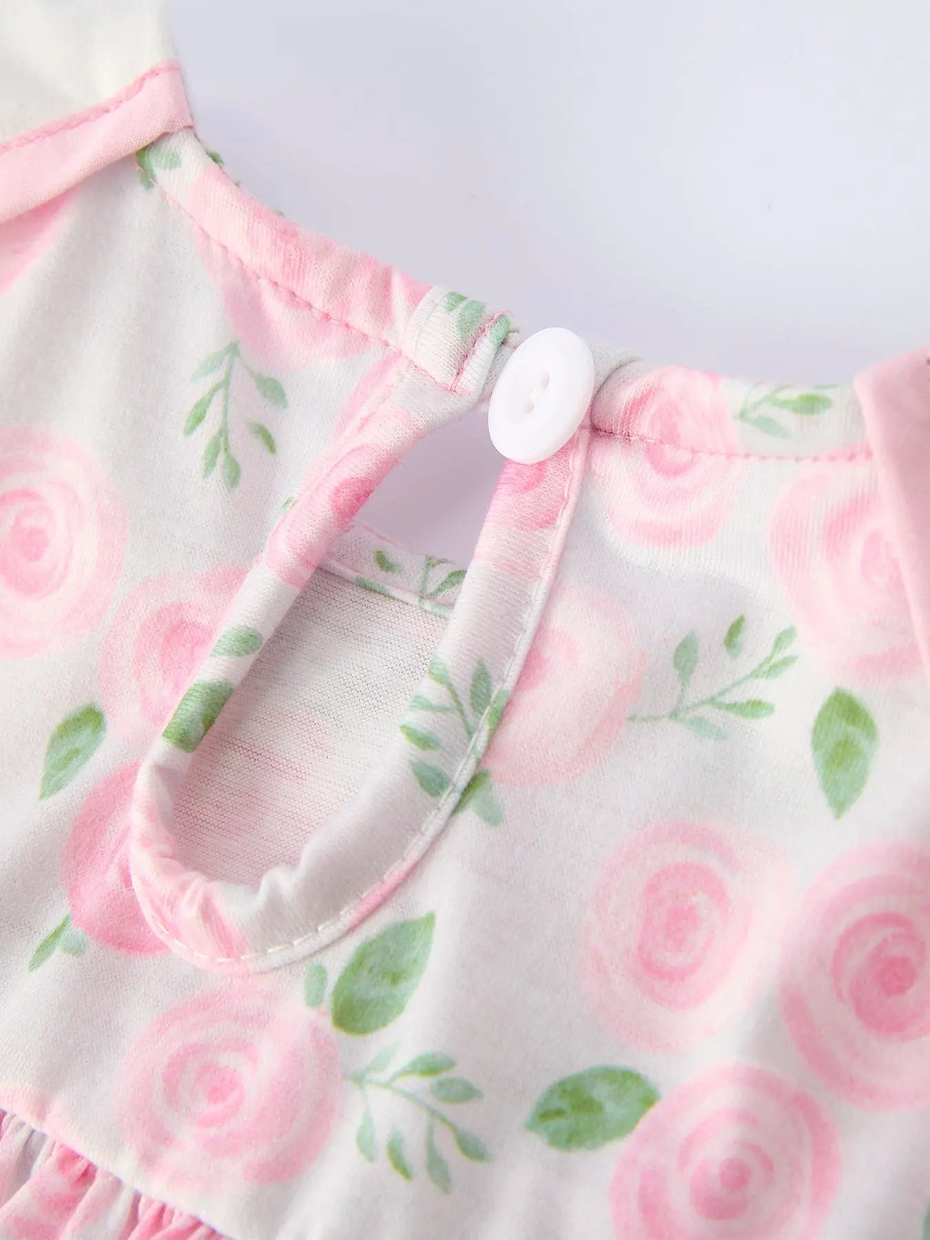 Rylee Faith Floral Smocked Peter Pan Collar Toddler Dress Rylee Faith Designs 