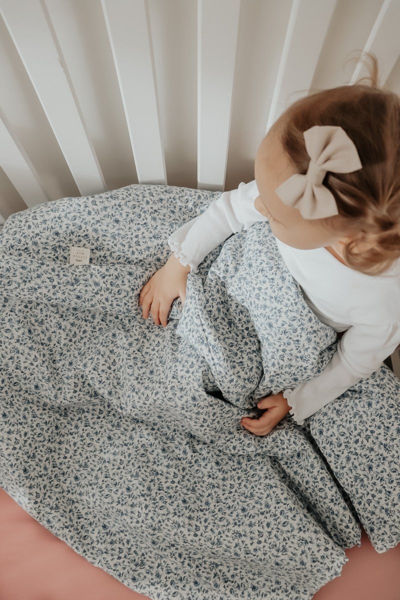 Little Mae & Co Floret Crib Quilted Blanket for Toddler Little Mae and Co - Everetts Place Boutique - 