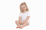 Miller & Co. Flour White, Bamboo Two Piece Short Sleeve & Shorts Pajama Set - 
